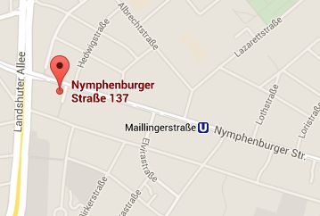 anfahrt nymphenburger str  137 mue